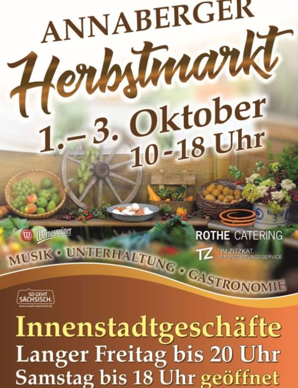 Herbstmarkt und verkaufsoffener Sonntag in Annberg-Buchholz